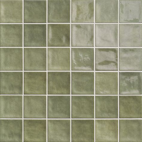 Chaouen - Cotto - Mainzu ceramics Tile Texture, Brick Texture, Calacatta Marble, Italian Tiles, Material Textures, Tile Stores, Tiles Texture, Green Tile, Handmade Tiles