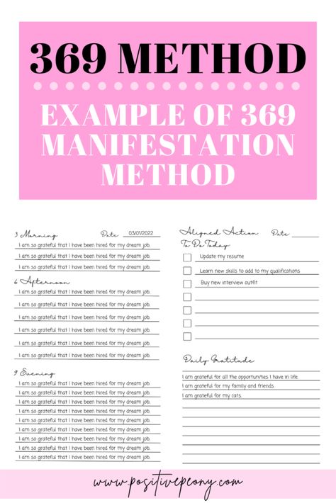 How to do the 369 Method Manifestation | Law of Attraction for Beginners - 333 Method, Manifestation Template, The 369 Method, Money Manifestation Affirmations, 369 Manifestation Method, 369 Method, 369 Manifestation, How To Believe, Create Reality