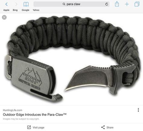 This is not out till May but I like the idea not sure how practical it will be until I have tried it will let you know. Bracelets Paracord, Paracord Knife, Scout Crafts, Brownie Girl, Scout Leader, Hemp Bracelets, Paracord Survival, Eagle Scout, Survival Bracelet