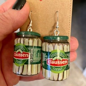 Bacon Earrings, Pickle Earrings, Quirky Outfits, Brand Earrings, Earrings Cool, Cute Fish, Pickle Jars, Earring Holder, Cool Whip