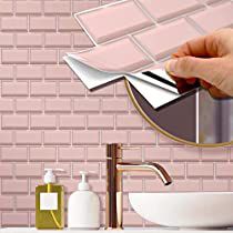 Check this out at Amazon Brick Peel And Stick Backsplash, Brick Tile Backsplash, Stick On Wall Tiles, Tile Transfers, Grey Wall Tiles, Self Adhesive Wall Tiles, Tile Stickers Kitchen, Stick Tile Backsplash, Peel And Stick Backsplash