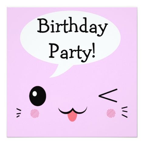 cute pink girly kawaii Birthday Party kitty 5.25x5.25 Square Paper Invitation Card Cute Kawaii Birthday Cards, Kawaii Birthday Invitation, Kawaii Invitation, Kawaii Birthday Party, Kawaii Birthday Party Amazon.com, Cute Birthday Invitations, Kitty Cat Birthday Party Invitations, Kitty Cat Birthday Invitations, Kawaii Birthday