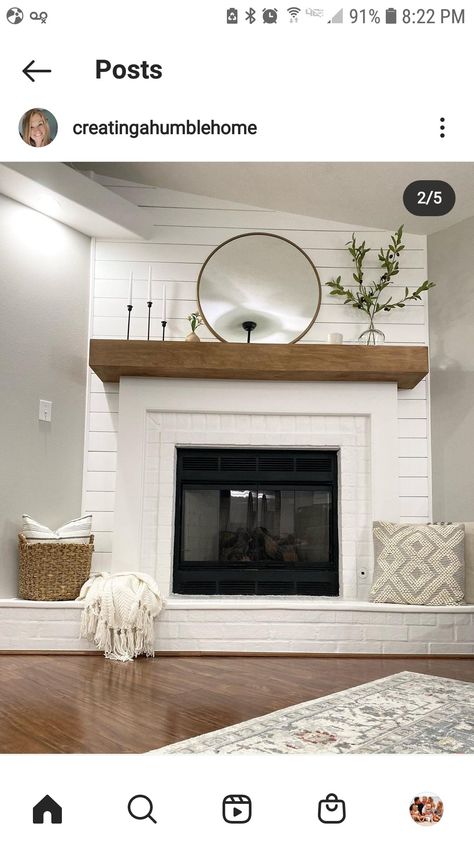 Board And Batten Around Thermostat, Mantle Remodel, Halloween Apartment Decor, Outdoor Decor Diy, Fireplace Updates, Home Decor Ideas Bathroom, Before And After Fireplace, Chill Apartment Vibes, Warm Apartment Aesthetic