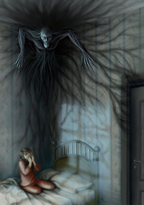 Dark Creatures, رعب نفسي, Night Terror, 다크 판타지, 캐릭터 드로잉, Dark Art Drawings, Scary Art, Creepy Art, Arte Fantasy