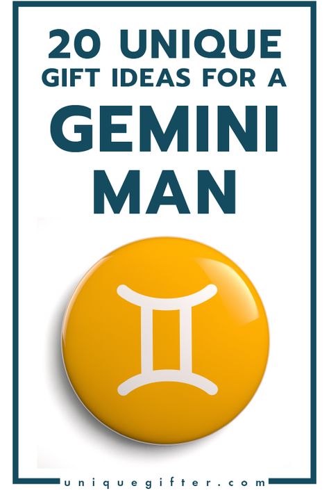 Unique Gift Ideas for a Gemini Man | Men's Horoscope Gift | Presents for my Boyfriend | Gift Ideas for Men | Gifts for Husband | Birthday | Christmas Gifts For Wife Birthday, Girlfriend Gift Ideas, Superhero Gifts, Taurus Woman, Gemini Man, Gemini Woman, First Anniversary Gifts, Unique Gifts For Men, 20 Gifts