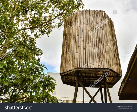 Tank Pool, Bamboo Material, Water Tower, Water Tank, 3d Objects, Photo Editing, Photo Image, Siding, Royalty Free Stock Photos