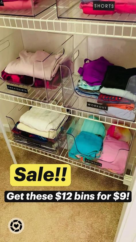 Wire Shelf Organization, Target Stuff, Clean Organization, Wire Closet Shelves, Wire Closet Organizers, Shirt Organization, Wire Closet Shelving, Small Closet Organization Bedroom, Ava Elizabeth