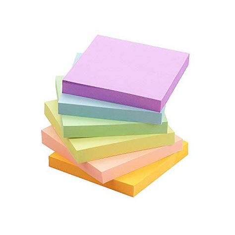 Retail Market, School Office, Sticky Notes, Bright Color, Medium Size, Pop Up, Pastel, Color