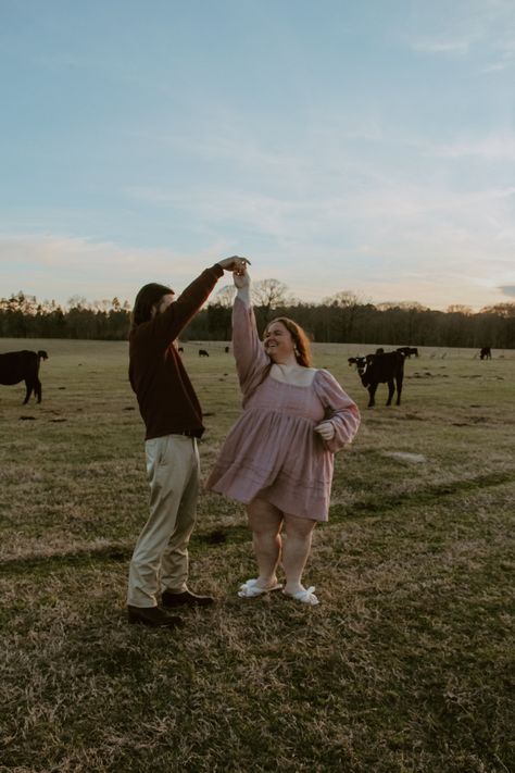 Cow Field Engagement Session in Rural Mobile, Alabama Cow Field, Berry Photography, Mobile Alabama, Engagement Shoot, Engagement Pictures, Photo Collection, Pre Wedding, Engagement Session, Alabama