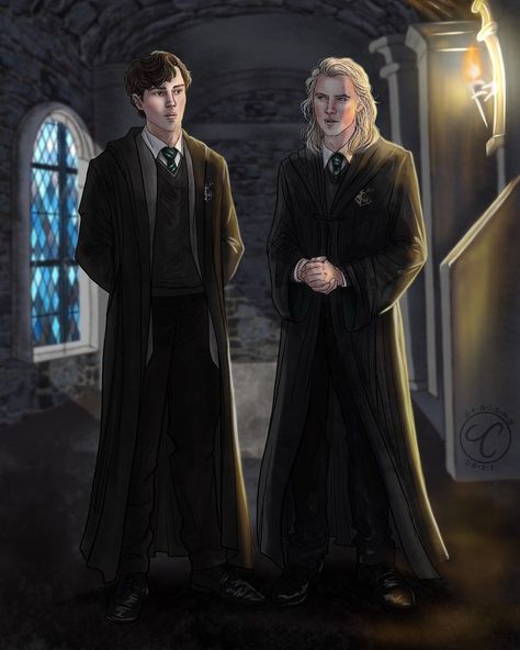 Tania su Instagram: "Tom Riddle 🐍 Abraxas Malfoy Commission for the fanfic Manipulate by bellaaa_a on Archive of Our Own, you’ll find this illustration on…" Abraxas Malfoy, Young Tom Riddle, Harry Potter Rpg, Albus Severus Potter, Draco Malfoy Fanart, Images Harry Potter, Harry Potter Comics, Draco Harry Potter, Lord Voldemort