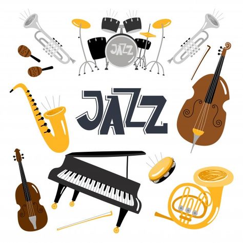 Jazz Music Art, Music Abstract, Jazz Instruments, Music Clipart, Piano Jazz, Wooden Flute, Hello Sticker, Flute Instrument, Art Musical