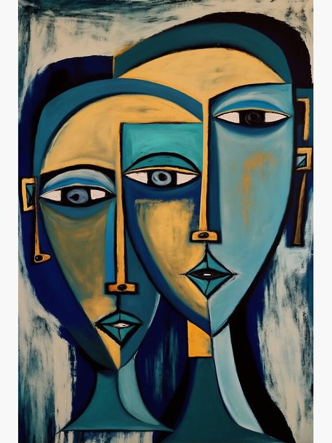 Abstract Cubism Art, Abstract Faces Art, Easy Abstract Drawings, Abstract Portrait Painting Faces, Easy Abstract Drawing, Abstract Art Faces, Abstract Face Illustration, Face Abstract Painting, Big Abstract Painting