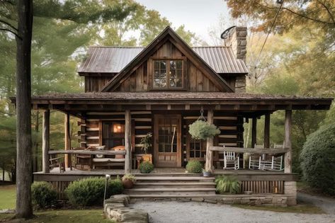 Cabin Wrap Around Porch, Log Cabin Front Porch, Cabin Front Porch, Log Cabin Porch, House Wrap Around Porch, Log Cottage, Cabin Porch, Cabin Rustic, Log Cabin Rustic