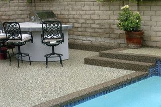 Pebble Epoxy patio Epoxy Pebble Patio, Pebble Epoxy Patio, Epoxy Pool Deck, Epoxy Pea Gravel Patio Diy, Pool Pebble Finish, Universal Mini Pebble Pool Colors, Pebble Pool Finish, Pebble Patio, Stone Carpet