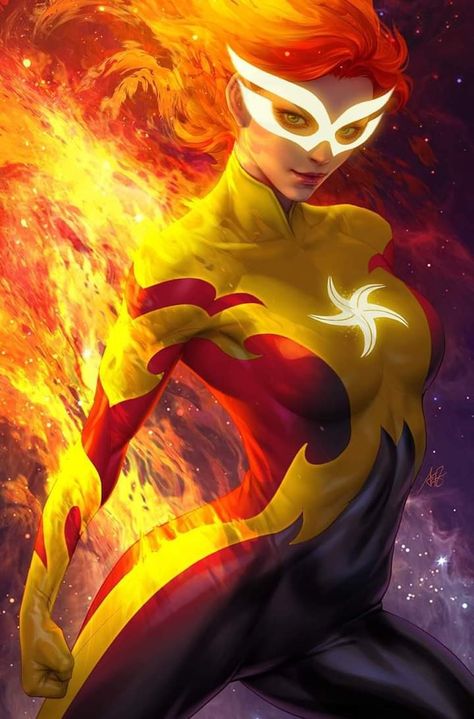 Firestar (Angelica Jones) - X MEN Firestar Marvel, Drawing Fire, Stanley Lau, West Coast Avengers, Comic Script, Marvel Ladies, Spirit Of Vengeance, Marvel Pics, Marvel And Dc Characters