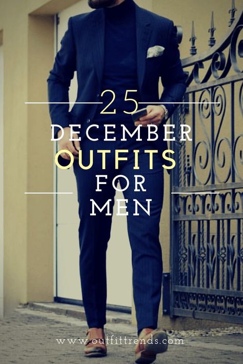 December Outfits Ideas for Men (1) Fancy Holiday Outfits, December Outfit Ideas, Mens Holiday Party Outfit, Men Christmas Outfit, Company Christmas Party Outfit, Dinner Outfit Men, Holiday Dinner Outfit, Outfits Ideas For Men, Mens Christmas Party Outfit