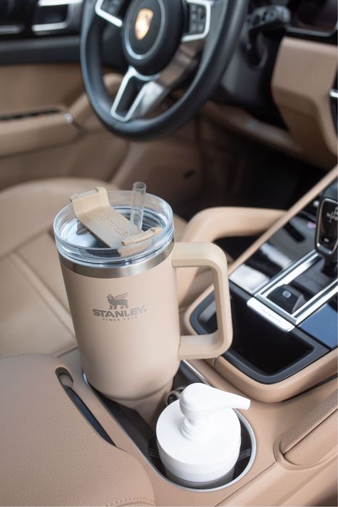 The driftwood Stanley tumbler is back in stock! But hurry because it sells out quickly Stanley cup, amazon finds, amazon favorites, amazon must haves, car must haves, car essentials | Teresa Caruso Stanley Water Bottle, Coffee Smoothie, Vacuum Insulated Water Bottle, Car Essentials, Leyte, Trunk Organization, Stanley Quencher, Reusable Cup, Cute Cups