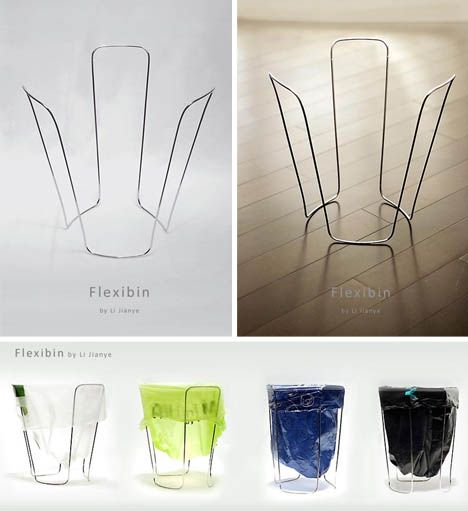 Plastic Products Ideas, Reuse Plastic Bags, Bin Design, Metal Recycling, Plastic Trash, Urban Furniture, Waste Bin, Trash Bin, Street Furniture