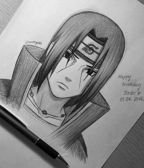 Itachi Uchiha Uchiha Drawing, Naruto Drawings Easy, Naruto Painting, Naruto Sketch Drawing, Desen Realist, Naruto Tattoo, Itachi Uchiha Art, Uchiha Itachi, Naruto Sketch