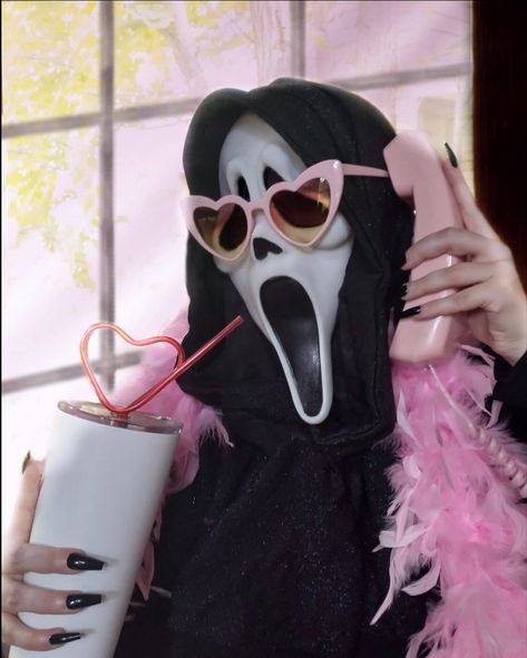 Scream, Mask, Halloween, Pink