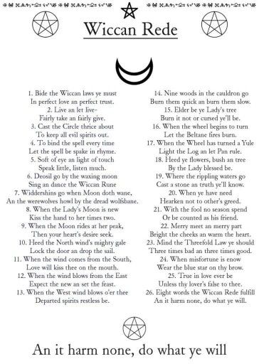 Wiccan Rede ~ Wiccan Laws I love this front page of my bos Wiccan Rede, Wicca For Beginners, Wiccan Crafts, Spells For Beginners, Wiccan Symbols, Wiccan Magic, Grimoire Book, Wiccan Witch, Love Spell Caster