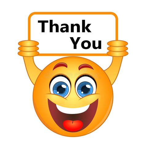 Thank you thanks expressing gratitude note on a sign. vector illustration Emojis Wallpaper, Big Emojis, Animated Smiley Faces, Animated Emojis, Emoticon Faces, Images Emoji, Emoji Characters, Seni Khat Islam, Love Smiley