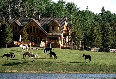 Guest Ranch, Dream Barn, Dude Ranch, Log Cabin Homes, Horse Ranch, Ranch Life, A Log, Horse Farms, Home Design Decor