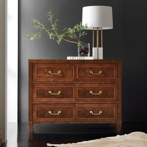 image zoom Bedside Dresser, Three Drawer Chest, British Furniture, Traditional Style Decor, English Furniture, Drawer Hardware, Traditional Furniture, Modern History, Dressers And Chests