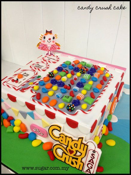 candy crush cake | Candy Crush Cake - by weennee @ CakesDecor.com - cake decorating ... Candy Crush Cake, Candy Crush Party, Candy Crush Cakes, Crush Cake, Incredible Cakes, Candy Crush Saga, Crazy Cakes, Cake Boss, Novelty Cakes