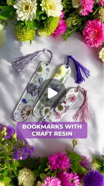 Craft Resin Epoxy - The Clear Choice for Artists & Crafters on Instagram: "🌸✨ Watch as this talented resin artisan @sk_arthouse transforms beautiful flowers into stunning bookmarks using @craft.resin   In this video, she takes you through each step of the process, showcasing her skills and creativity. From mixing the resin to pouring it over the delicate blooms, every moment is a work of art 😍  The final result? Breathtaking bookmarks with a crystal-clear finish and no bubbles in sight! 💞  Join us on this creative journey and get inspired to make your own resin masterpieces!   Use code SKART10 to get 10% off at craft-resin.com   #CraftResin #ResinArt #DIY #CreativeProcess #BookmarkDesign #epoxyresin #resinart #art #resin" Resin Art Studio, Make Your Own Resin, Bookmark Resin, Resin Bookmarks, Craft Resin, Art Studio Organization, Studio Organization, Resin Projects, Art Resin