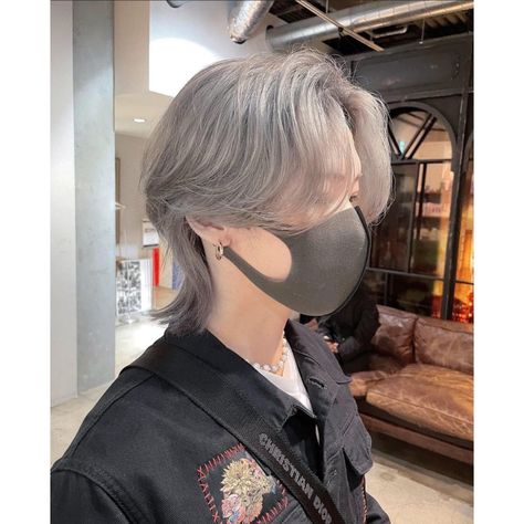 Dyed Hair Korean, Hair Korean, Korean Man, Korean Men Hairstyle, Mens Hairstyles Thick Hair, Haircut And Color, Hair Clothes, Long Hair Styles Men, Boy Hairstyles