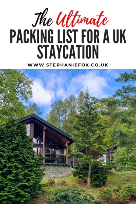 The Ultimate Travel Packing List For A UK Break Staycation Packing List, Pack For Camping, Uk Staycation, Holiday Packing Lists, Fancy Hotel, Cheap Places To Visit, Great Places To Travel, Camping Uk, Travel Packing List