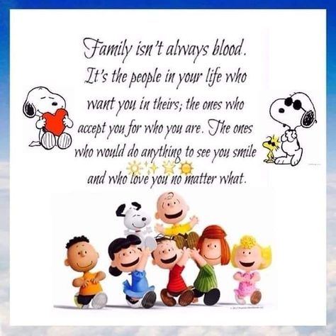 Enjoy your Sunday with the people in your LIFE you have missed seeing & celebrating with. #goodtimes #celebrate #friendsandfamily Missing Family Quotes, Snoopy Family, Peanuts Quotes, Family Isnt Always Blood, Charlie Brown Quotes, Servant Leadership, Gratitude Challenge, Snoopy Funny, Leader In Me