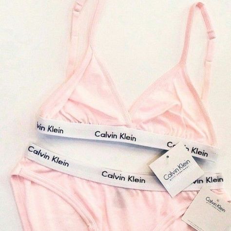 d9731321ef4e063ebbee79298fa36f56desc47815896ri Pink Calvin Klein Set, Pink Calvin Klein, Calvin Klein Bra, Pink Set, Cute Lingerie, Bralette Crop Top, Bras And Panties, Baby Pink, Bralette