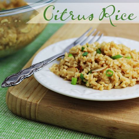 Citrus Rice Recipe, Ways To Make Rice, Citrus Rice, Easy Side Dishes, Chinese Vegetables, Easy Side Dish, Dinner Sides, Mixed Vegetables, Sliced Almonds