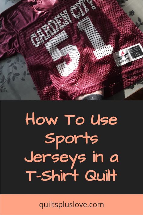 Tshirt Quilt Diy, Tshirt Quilt Pattern, Tshirt Quilts, Quilt Diy, Baseball Quilt, Sports Quilts, T Shirt Quilts, Tee Shirt Quilt, Jersey Quilt