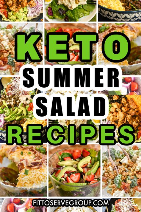 Low-Carb Summer Salads Salads Keto, Low Carb Tips, Hot Weather Meals, Low Carb Diet For Beginners, Salads Summer, Tomato Snacks, Keto Recipes Low Carb, Easy Keto Meal Plan, Keto Friendly Recipes