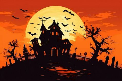 Download the Haunted house on halloween celebration concept. Spooky house halloween background with deserted building and pumpkin. Scary house with creepy building at night by AI generated 31284129 royalty-free Stock Photo from Vecteezy for your project and explore over a million other images and backgrounds. Creepy Building, Spooky House Halloween, Scary House, Building At Night, Car Animation, Pumpkin Scary, Scary Houses, Halloween Background, Spooky House