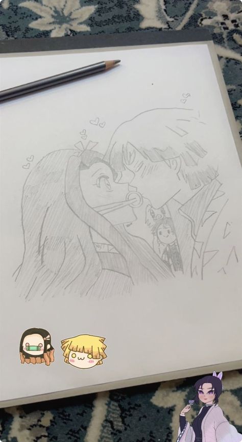 Nezuko And Tanjiro Drawing, Nezuko X Zenitsu Drawing, Zenitsu Sketch Pencil, Demon Slayer Drawing Sketch Inosuke, Zenitsu Cute Drawing, Demon Slayer Sketch Zenitsu, Zenitsu And Nezuko, Demon Slayer Ships, Damon Slayer