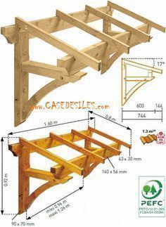 The World's Largest Collection of 16,000 Woodworking Plans! #woodworkingplans #woodworkingprojects #easywoodworkingprojects #woodworkingtools #woodworkingtips #woodworkingforbeginners #woodworkingbooks #woodworkingideas Door Overhang, House Awnings, Garage Pergola, Porch Awning, Bloxburg Modern, Porch Roof, Exterior Bloxburg, Door Canopy, Wooden Structure