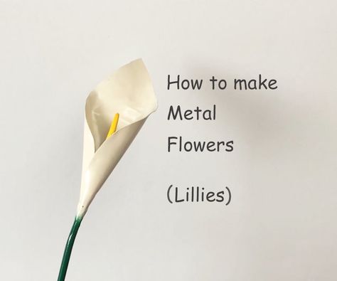 How to Make Metal Flowers: 14 Steps (with Pictures) Diy Metal Flowers How To Make, Copper Ideas, Vintaj Jewelry, Upcycle Jewelry, How To Make Metal, Blacksmithing Ideas, Chandelier Ideas, Rusty Garden, Welding Crafts