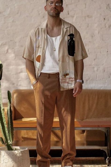 Mens Summer Outfits, Spring Outfits Men, Mens Casual Outfits Summer, Mens Spring Fashion, Mens Outfit Inspiration, Stylish Mens Outfits, Men Fashion Casual Outfits, Streetwear Men Outfits, Summer Outfits Men