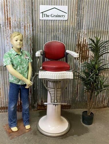 ad eBay - Find many great new & used options and get the best deals for Child's Barber Chair, Koken Barber Chair, Vintage Chair, Porcelain Furniture at the best online prices at eBay! Free shipping for many products! Barber Chair Vintage, Chair Vintage, Vintage Chair, Furniture Vintage, Kids Seating, Barber Chair, Vintage Chairs, Barber Shop, Accent Pieces