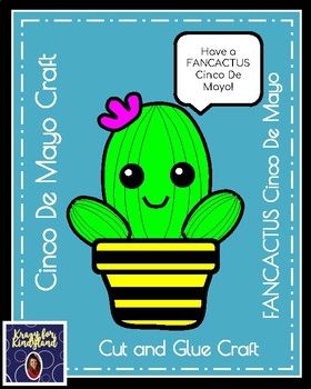 Cinco De Mayo Craft Activity with a Cactus for Morning Work, Centers Craft For Kindergarten, Kindergarten Craft Activities, Kindergarten Craft, Cactus Craft, Glue Craft, Word Bubble, Social Studies Worksheets, Simple Craft, Reading Comprehension Activities