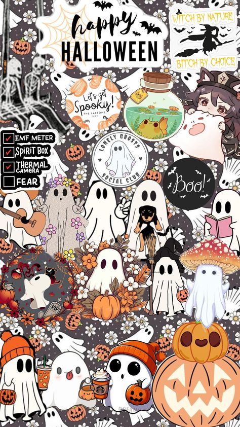 I'm feeling a little festive this morning #ghost #halloween Ghost Halloween Wallpaper, Crazy Wallpaper, Ghost Halloween, Halloween Wallpaper, My Bestie, Social Club, This Morning, Ghost, Wallpapers