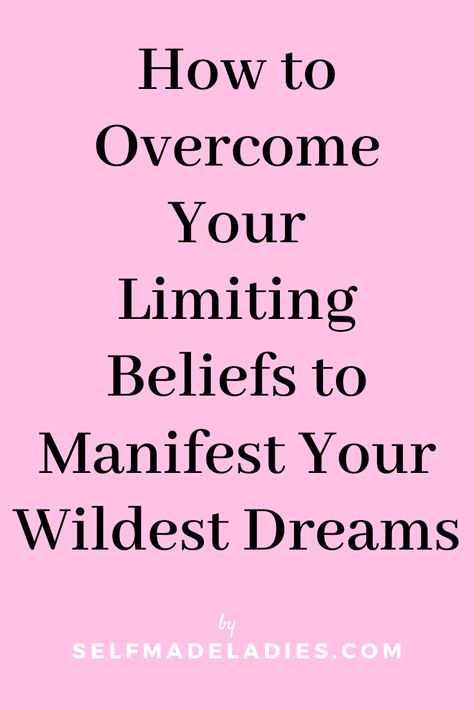 Manifestation Hacks, Self Limiting Beliefs, Open To Receive, Manifestation Tips, Manifest Your Dreams, Law Of Attraction Tips, Wildest Dreams, Manifesting Money, Attract Money