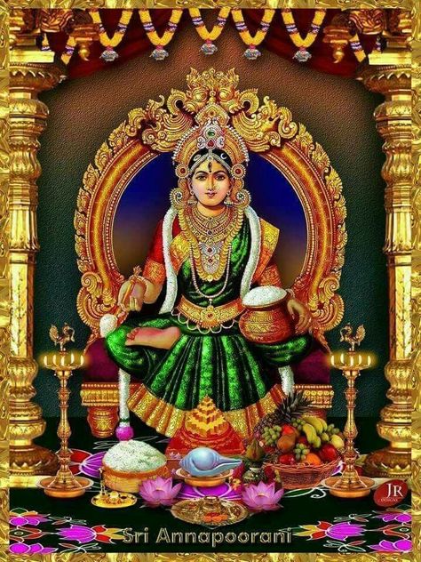 Annapoorani Images, Maa Annapurna, Annapurna Devi, Lord Durga, Devi Images Hd, Shri Radhe, Aadi Shakti, Saraswati Goddess, Shakti Goddess