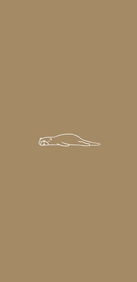 Aesthetic Otter, Sea Otter Art, Otter Drawing, Otter Art, Otters Cute, Drawing Wallpaper, Brown Wallpaper, High Quality Wallpapers, Brown Aesthetic