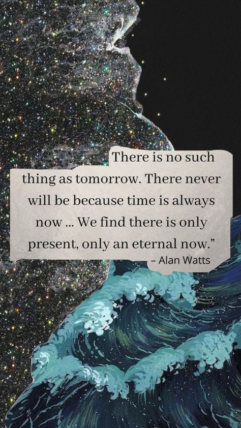 The eternal now- Alan watts Alan Watts Quotes, Alan Watts, Poetry, Spirituality, Reading, Quotes, Books