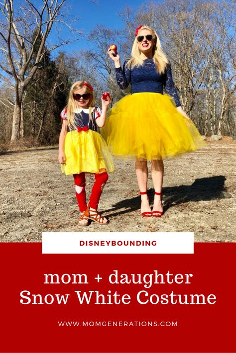 Snow White Disneybounding Costume Diy Snow White Costume, Wear To Disney World, What To Wear To Disney, Disneybound Outfits, Snow White Costume, White Costume, White Costumes, Disney Mom, Disney Bounding